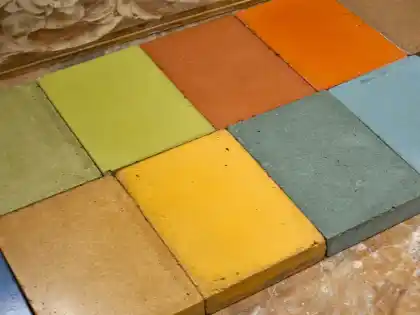 Colour added to concrete surface | Charleston Concrete