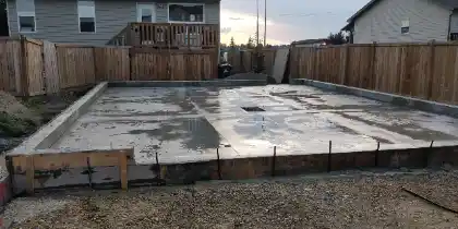 Concrete foundation for garage | Charleston Concrete
