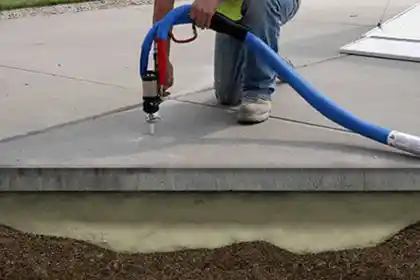 Concrete levelling with polyurethane foam | Charleston Concrete