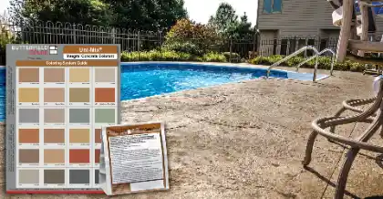 Concrete with decorative colouring | Charleston Concrete