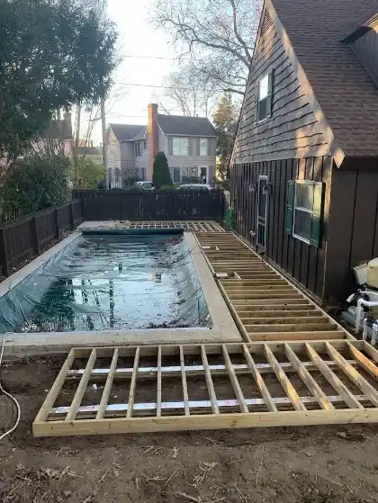 Deck featured in project gallery | Charleston Concrete