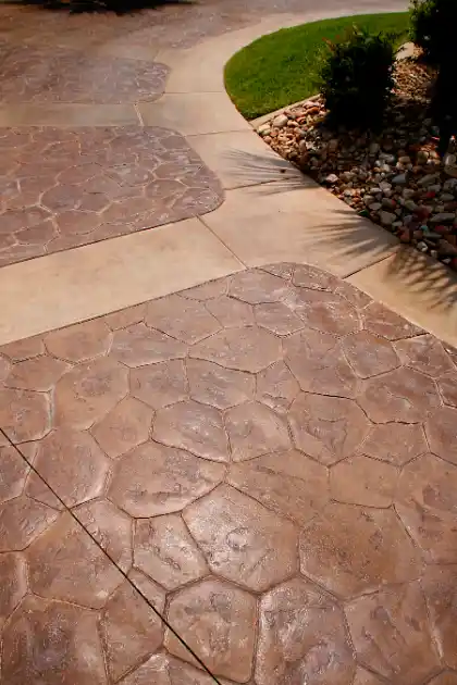 Decorative concrete with coloured finish | Charleston Concrete