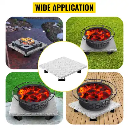 Fire pit pad identified as M100 | Charleston Concrete