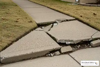 Residential concrete sidewalk repair | Charleston Concrete
