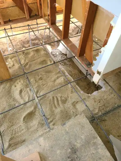 Slab replacement featured in work gallery | Charleston Concrete