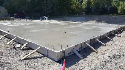 Slab shown in work gallery | Charleston Concrete