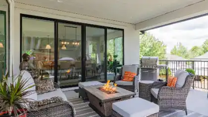 Sliding patio door replacement and installation | Charleston Concrete