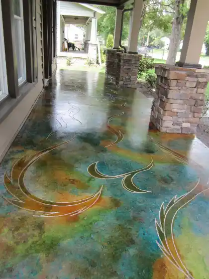 Stained concrete, gallery example 4 | Charleston Concrete